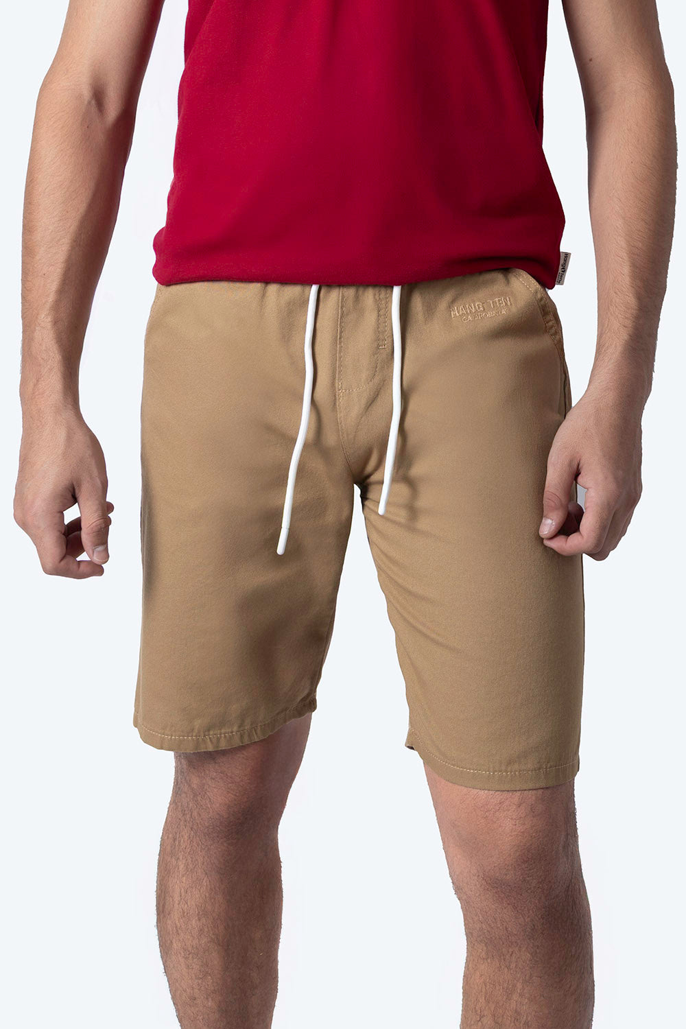 Bermuda café con bordado Hang Ten Hang Ten – Hang Ten México