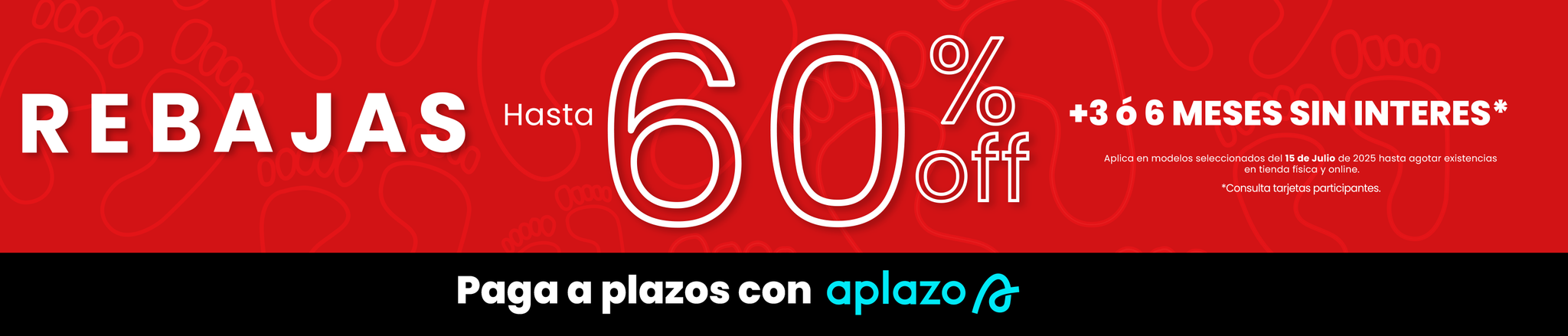 REBAJAS banner