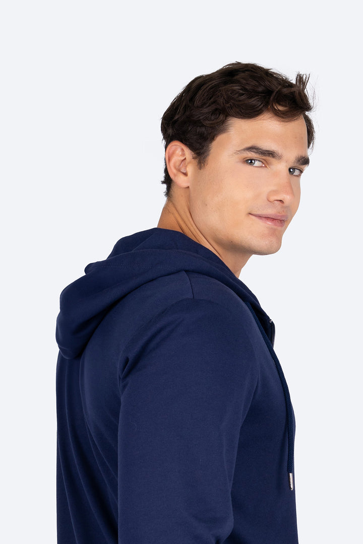 Sudadera azul con cierre - Hang Ten 