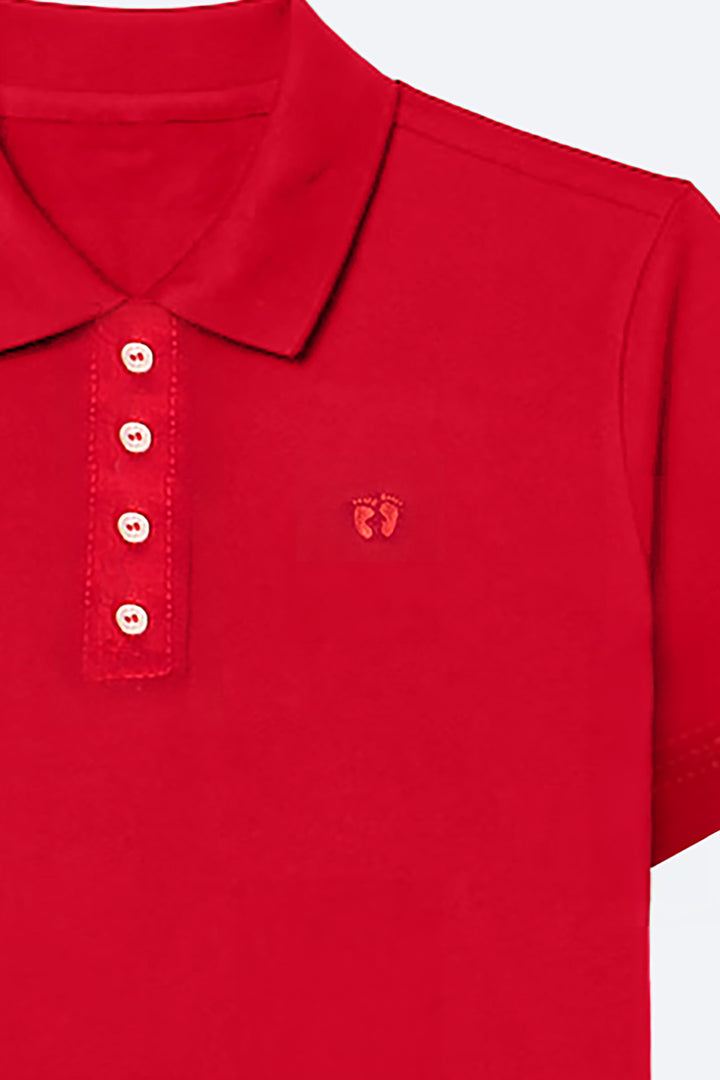 Polo chifón roja - Hang Ten 