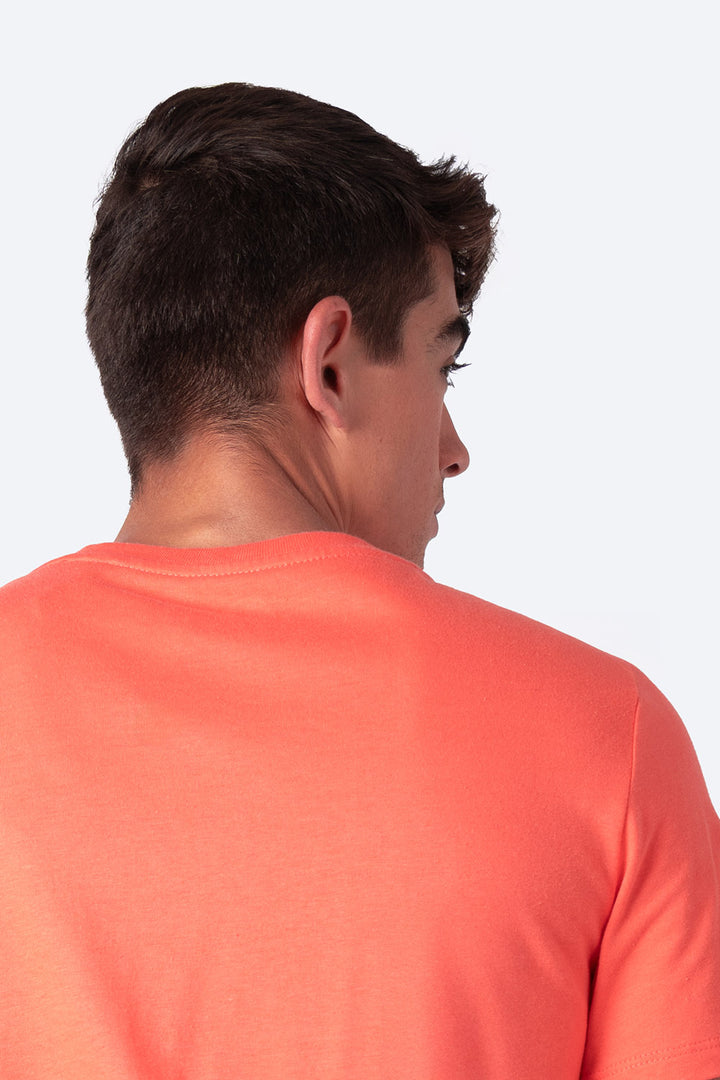 T-shirt coral "Hang Ten Since 1962" - Hang Ten 