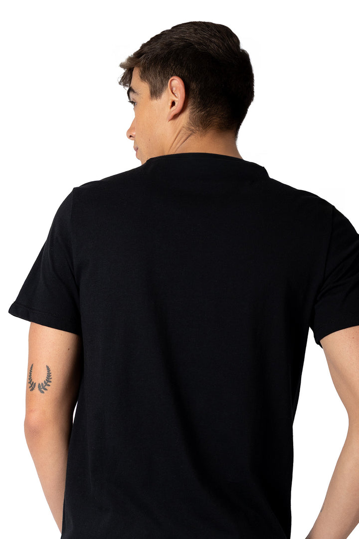 T-shirt negra "Hang Ten Los Angeles" - Hang Ten 