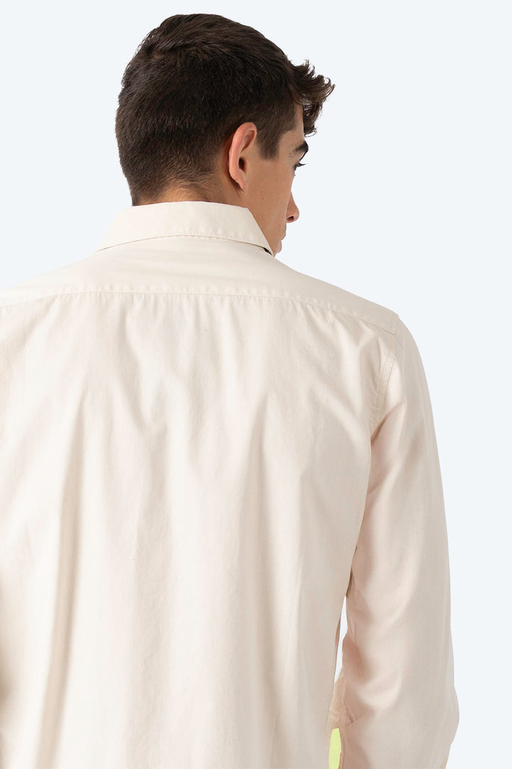 Camisa manga larga beige claro - Hang Ten