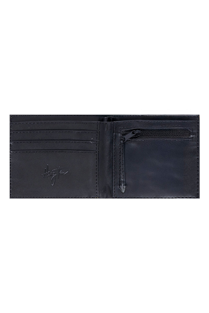 Cartera negra con textura Hang Ten - Hang Ten 