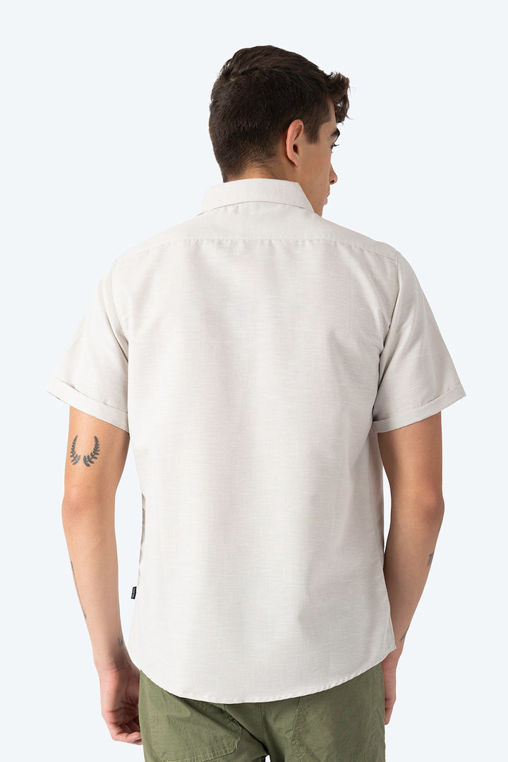 Camisa manga corta beige claro - Hang Ten