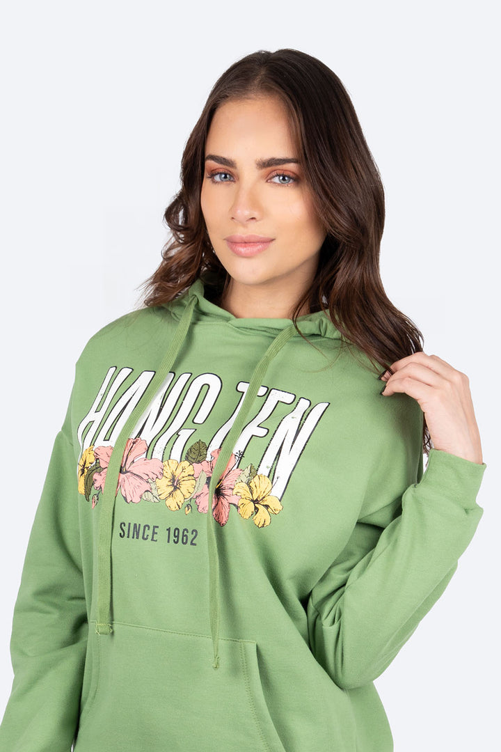 Sudadera cerrada estampado Hang Ten - Hang Ten