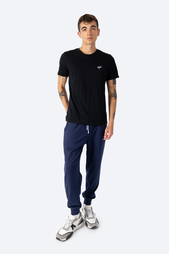 Playera negra estampado Hang Ten - Hang Ten