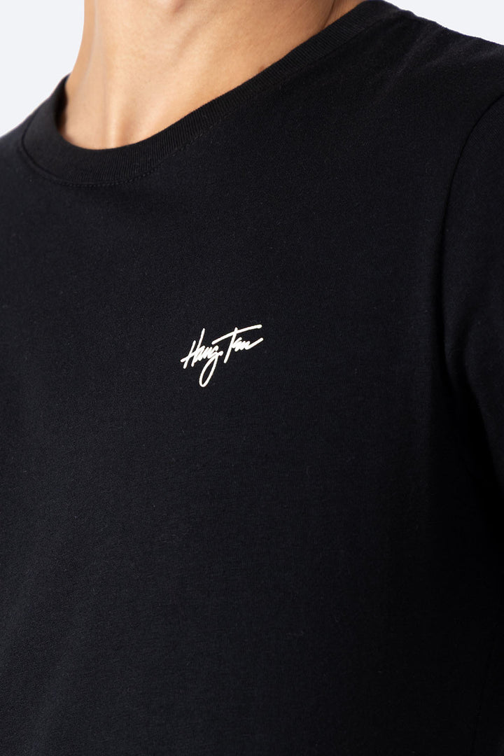 Playera negra estampado Hang Ten - Hang Ten