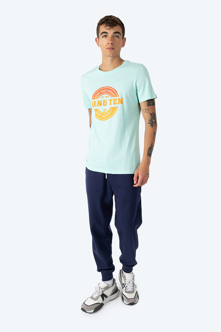T-shirt aqua "Surf the streets" - Hang Ten