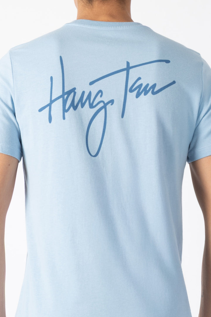 Playera azul claro estampado Hang Ten - Hang Ten
