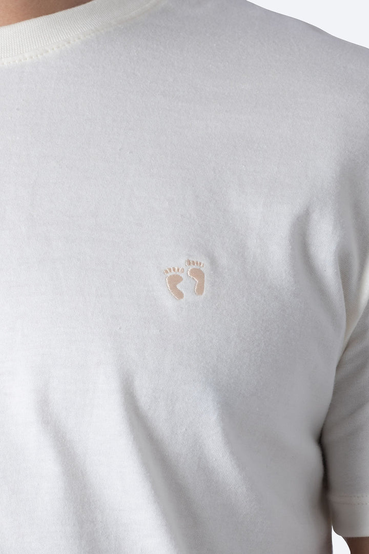 Playera básica beige claro cuello redondo - Hang Ten 