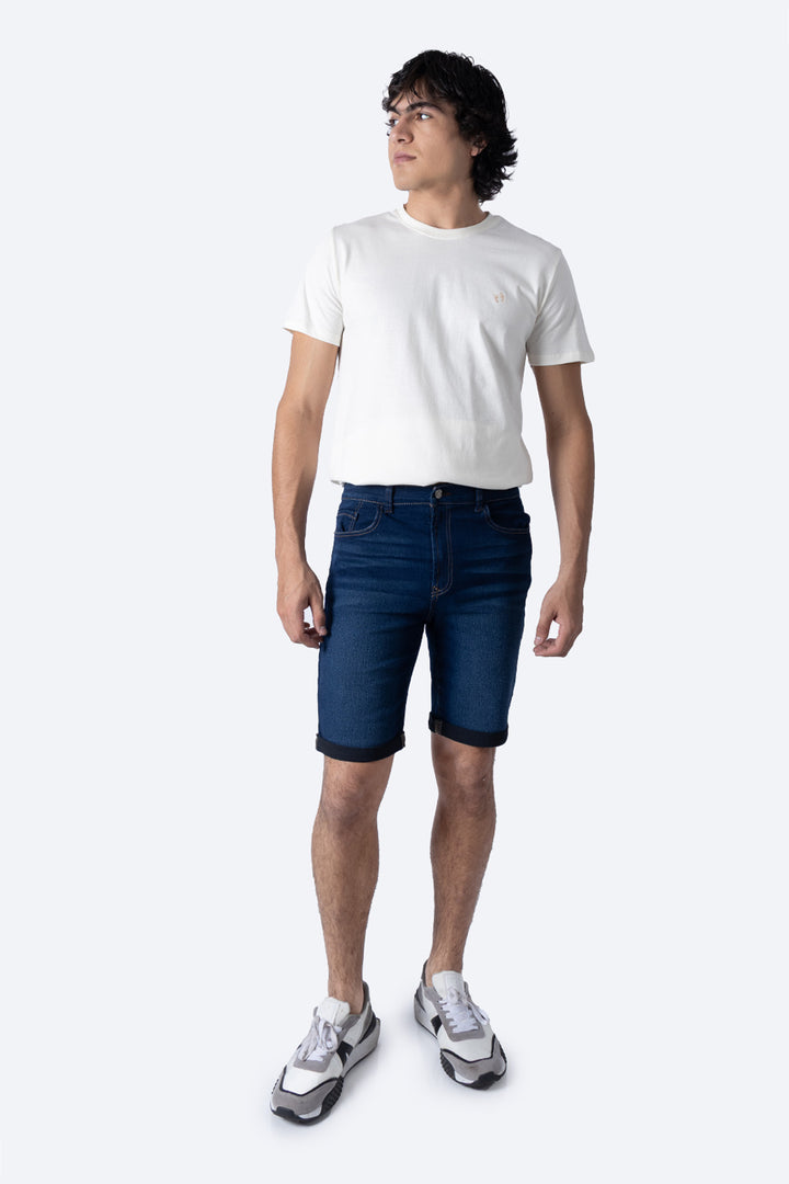 Bermuda de mezclilla stetch azul - Hang Ten
