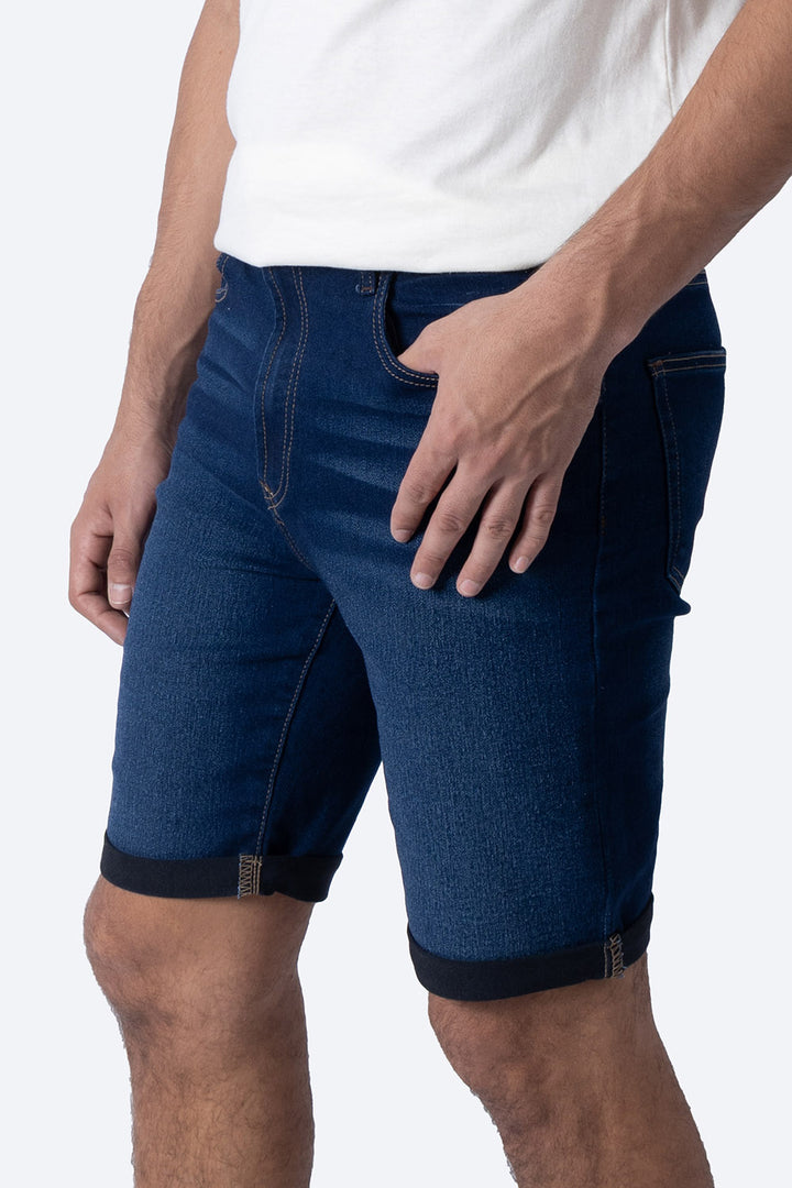 Bermuda de mezclilla stetch azul - Hang Ten