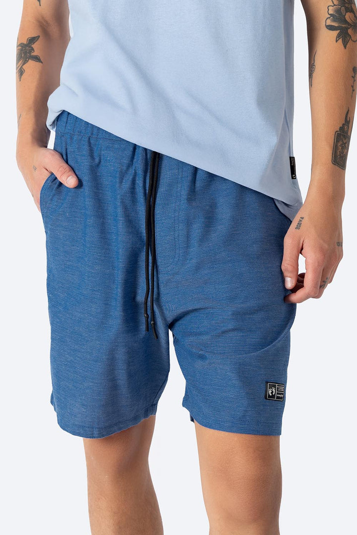 Bermuda básica azul medio con jareta - Hang Ten