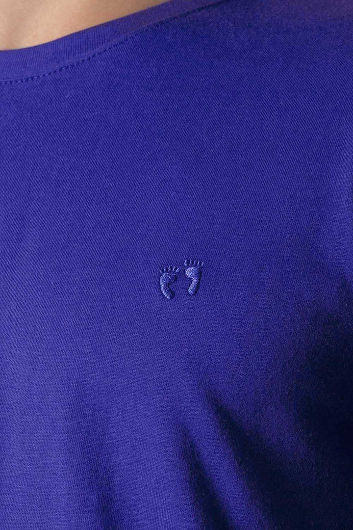 Playera básica azul rey cuello redondo - Hang Ten 