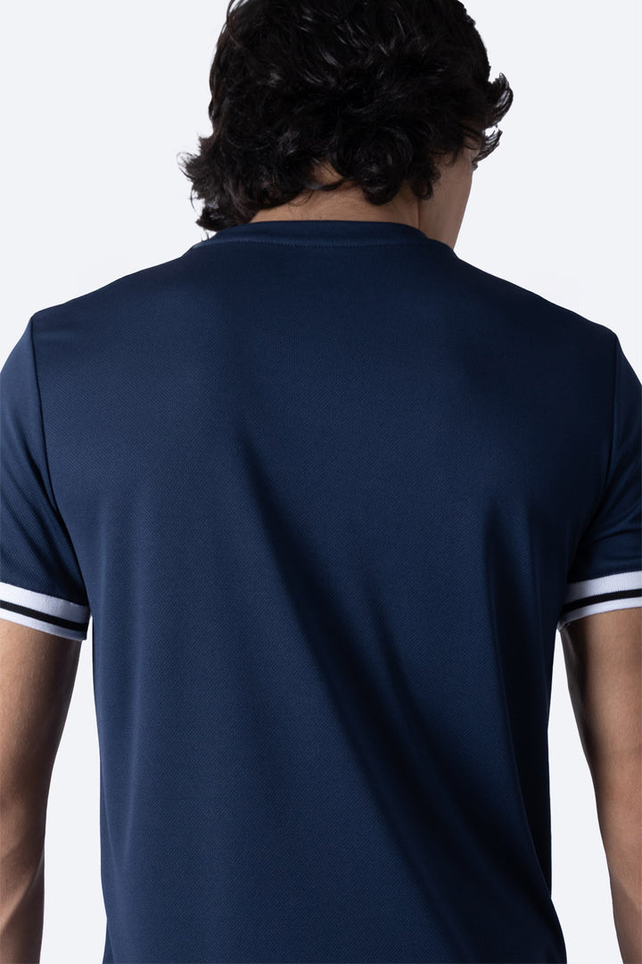 Playera deportiva azul marino cuello redondo - Hang Ten