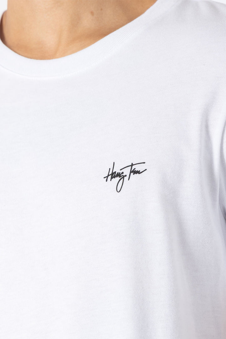 Playera blanca estampado Hang Ten - Hang Ten