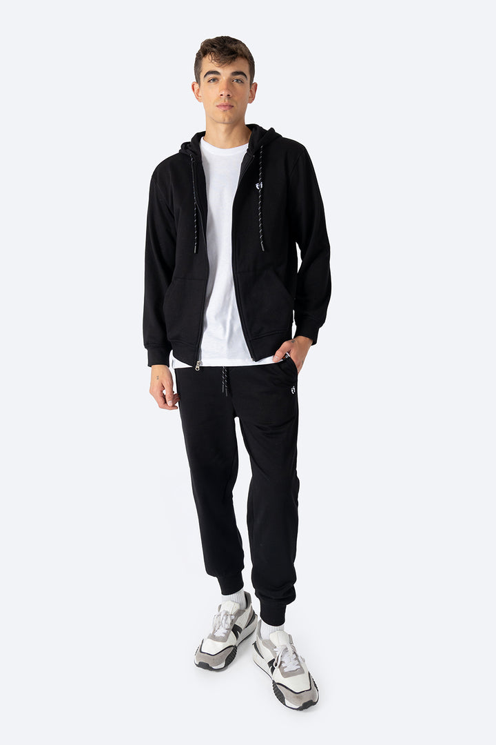 Sudadera abierta negra - Hang Ten 