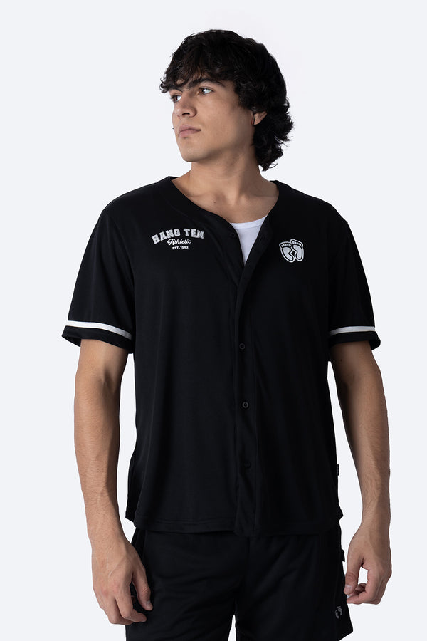 Playera beisbolera negra - Hang Ten