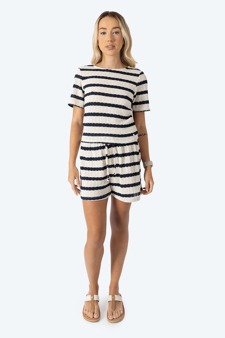 Top texturizado beige- Hang Ten