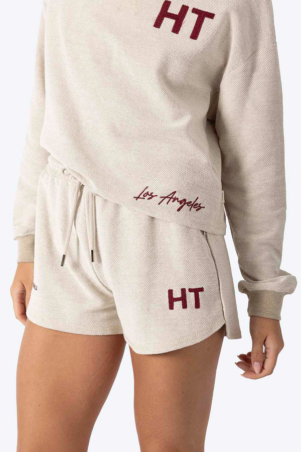 Short café claro con textura - Hang Ten