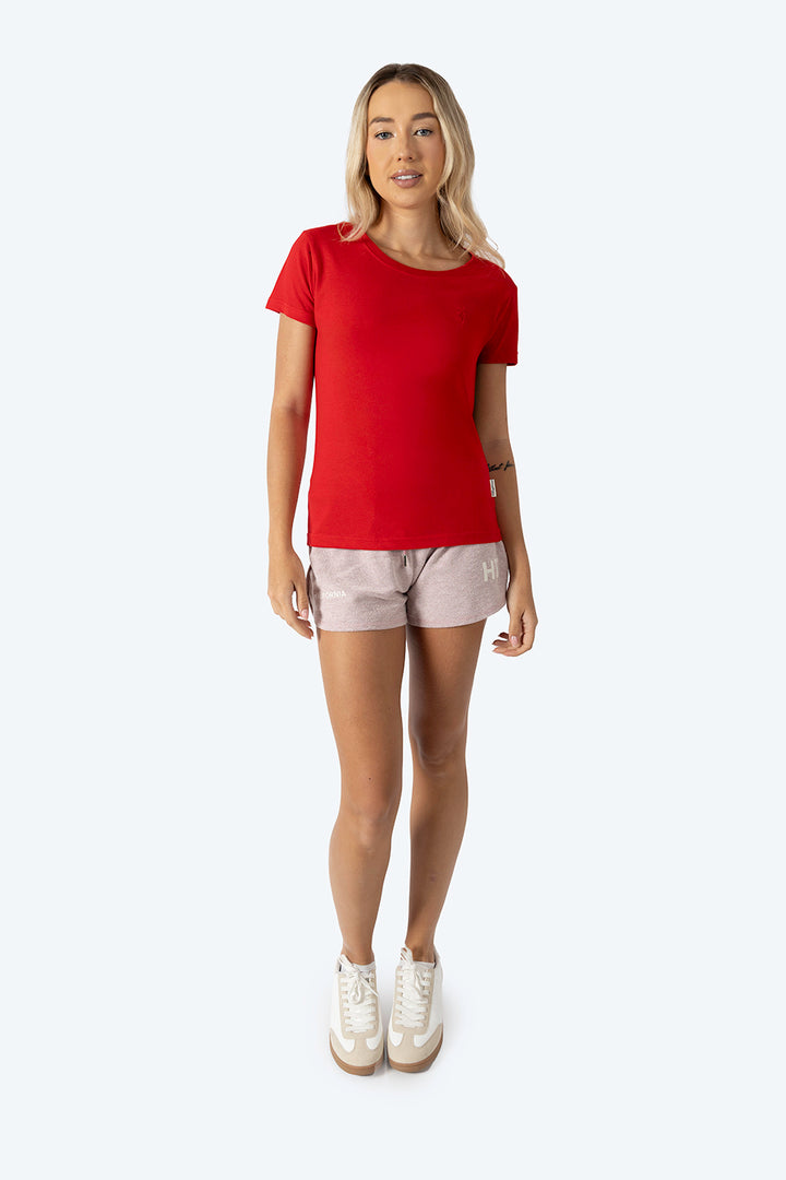 Playera básica cuello redondo roja - Hang Ten