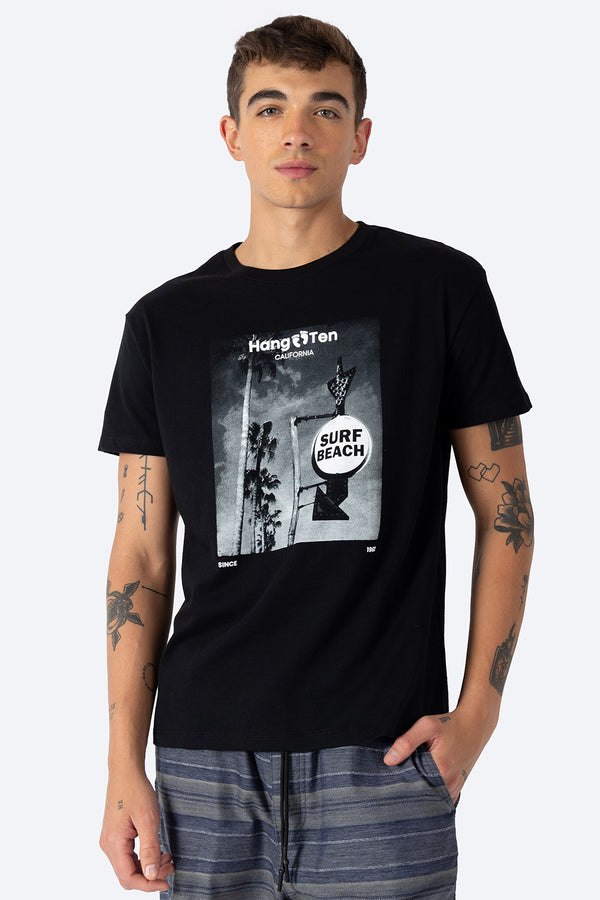 Playera negra Hang Ten California - Hang Ten 