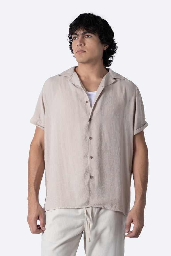 Camisa café manga corta - Hang Ten 