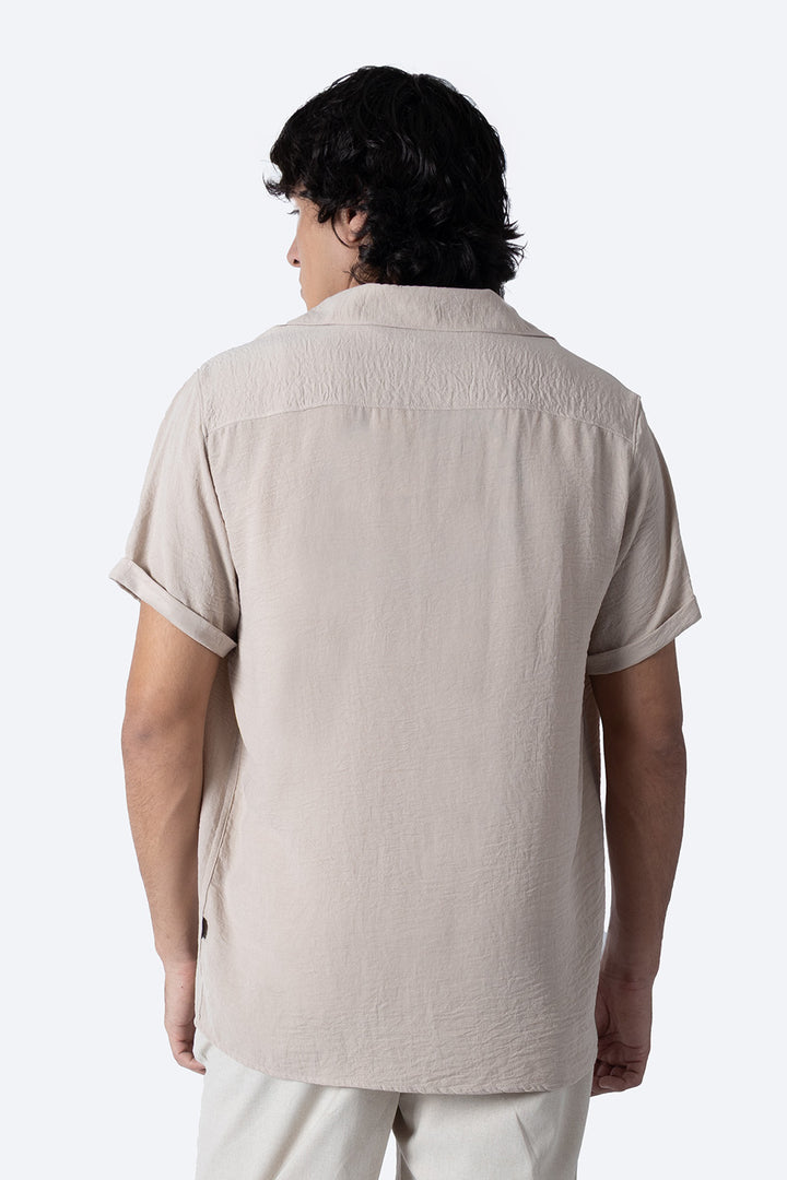 Camisa café manga corta - Hang Ten 