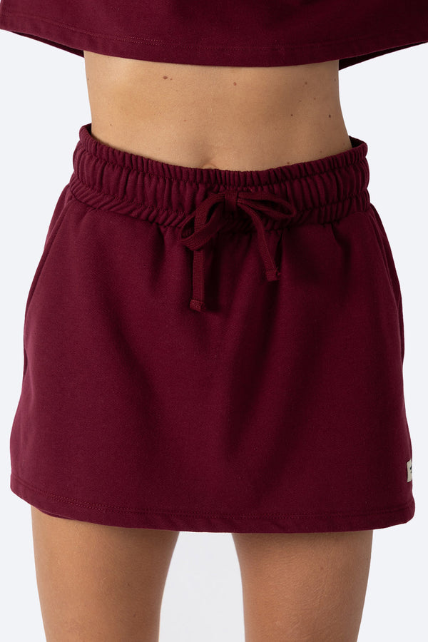 Short falda vino con jareta - Hang Ten