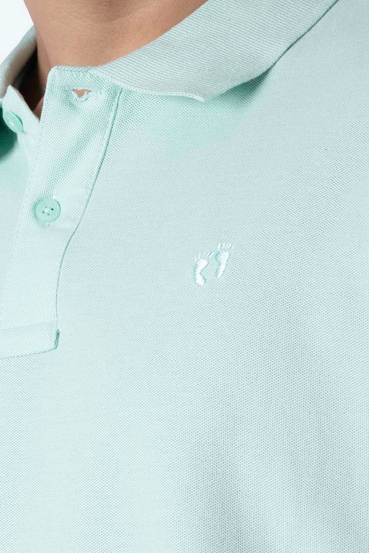 Polo piqué aqua - Hang Ten