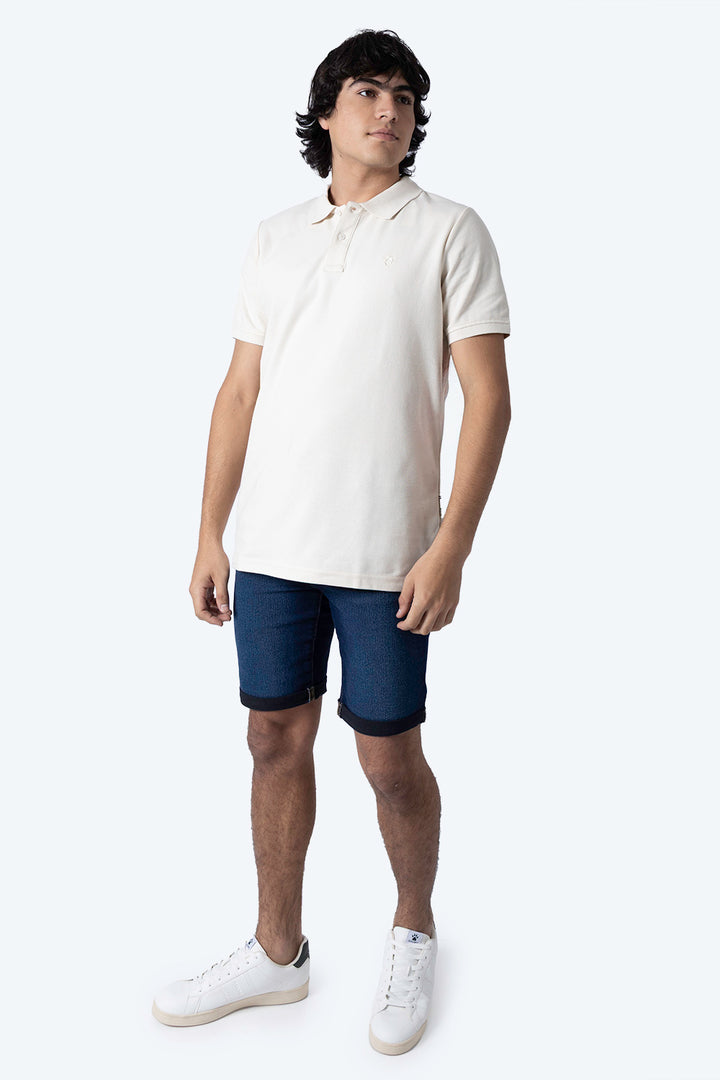Polo piqué beige claro - Hang Ten