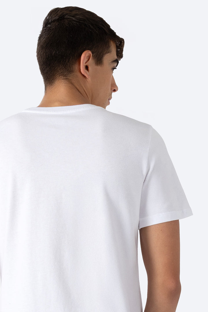 T-shirt blanca "Hang Ten Est. 1962" - Hang Ten 