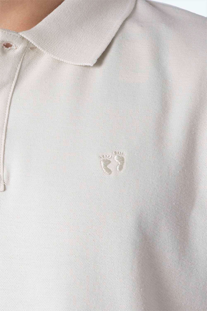Polo piqué beige claro - Hang Ten