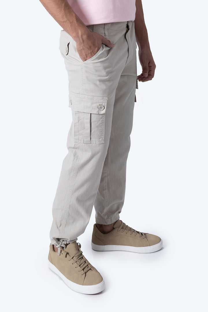 Pantalón tipo cargo café claro - Hang Ten