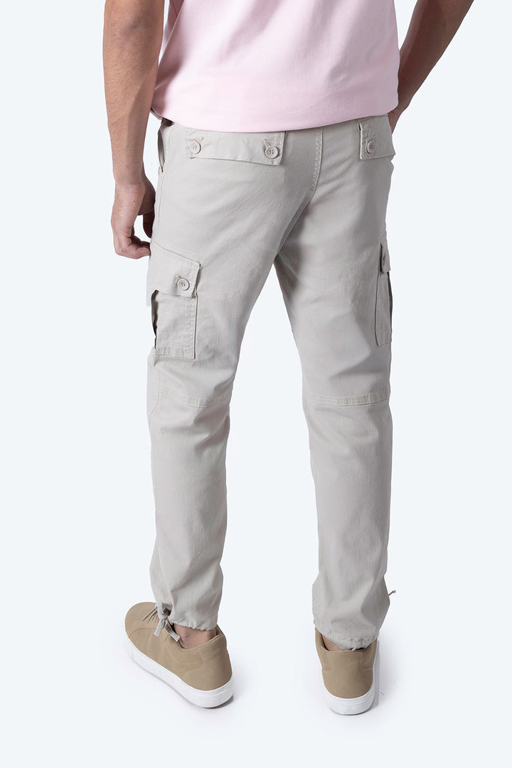 Pantalón tipo cargo café claro - Hang Ten