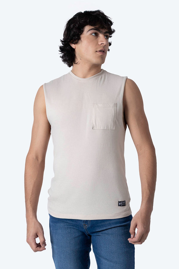 Tank top relaxed fit beige - Hang Ten