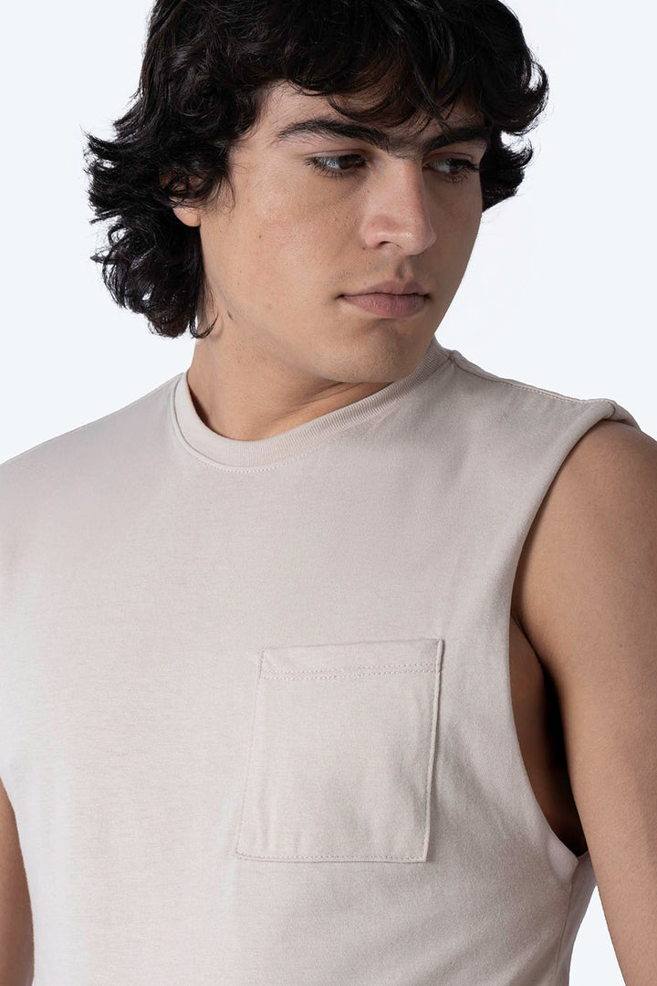 Tank top relaxed fit beige - Hang Ten