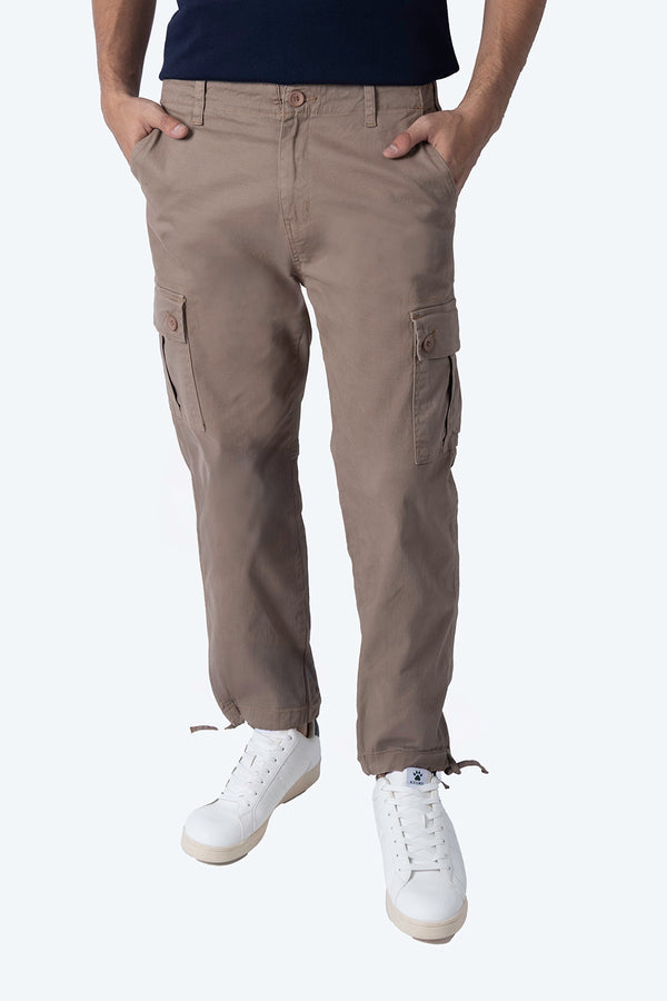 Pantalón tipo cargo café - Hang Ten