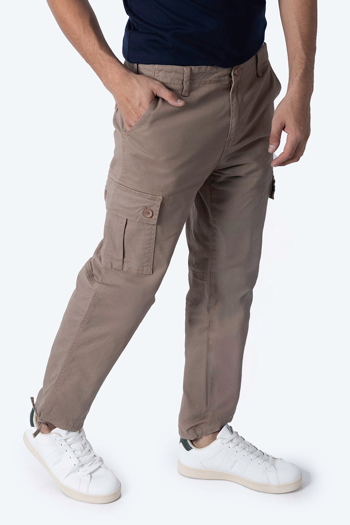 Pantalón tipo cargo café - Hang Ten