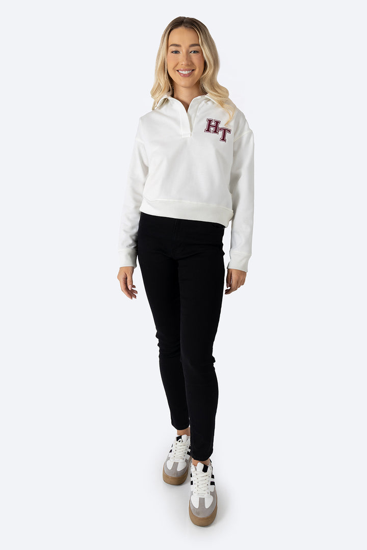 Sudadera polo beige -  Hang Ten 