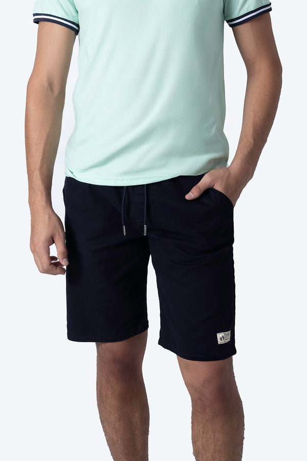Bermuda casual azul con jareta - Hang Ten