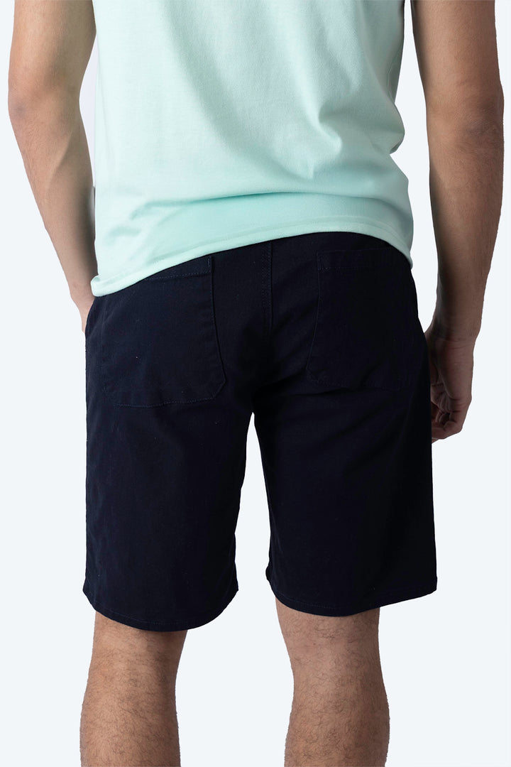 Bermuda casual azul con jareta - Hang Ten