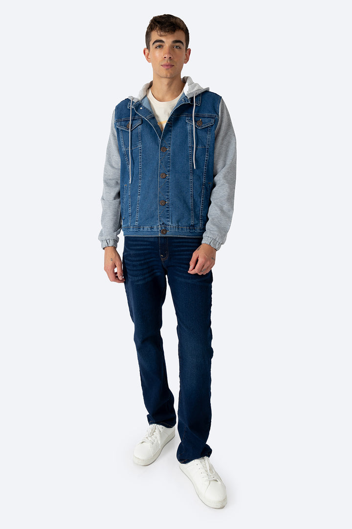 Chamarra denim con capucha - Hang Ten