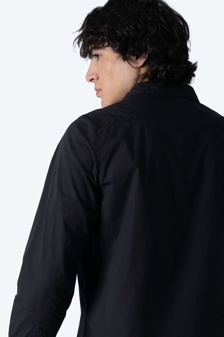 Camisa negra manga larga - Hang Ten