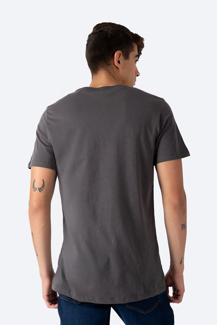 T-shirt gris "L. A CALIFORNIA" - Hang Ten 