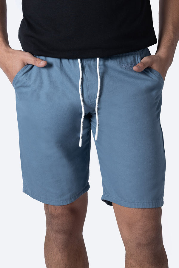 Bermuda azul con bordado Hang Ten - Hang Ten