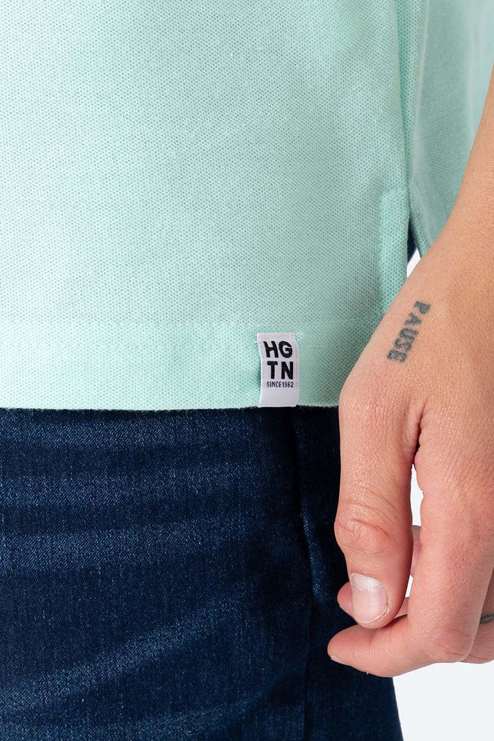 Polo piqué aqua new  - Hang Ten 