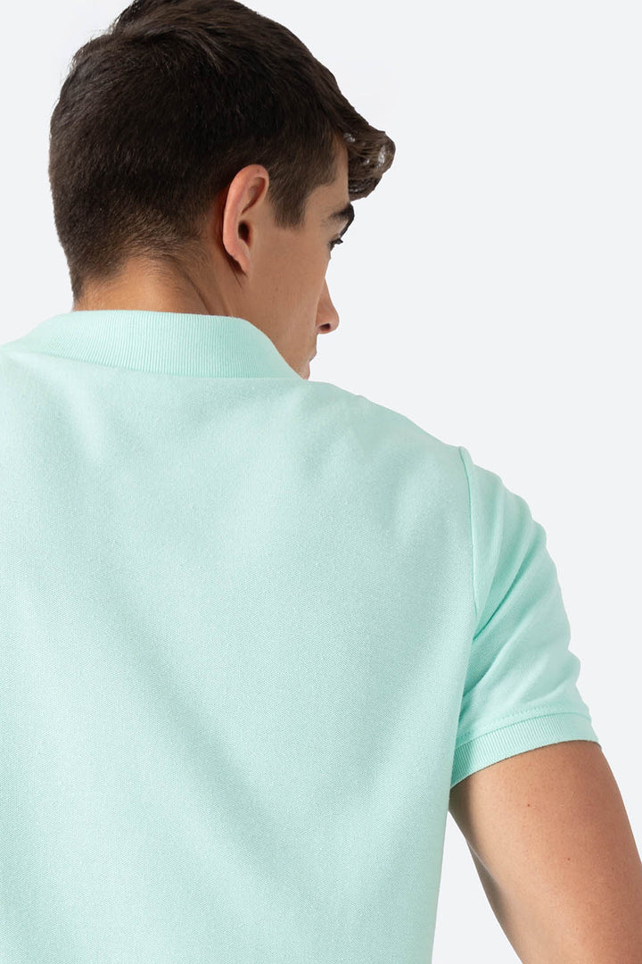 Polo piqué aqua new  - Hang Ten 