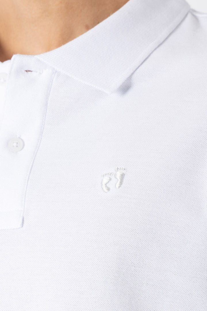 Polo piqué blanca new  - Hang Ten 
